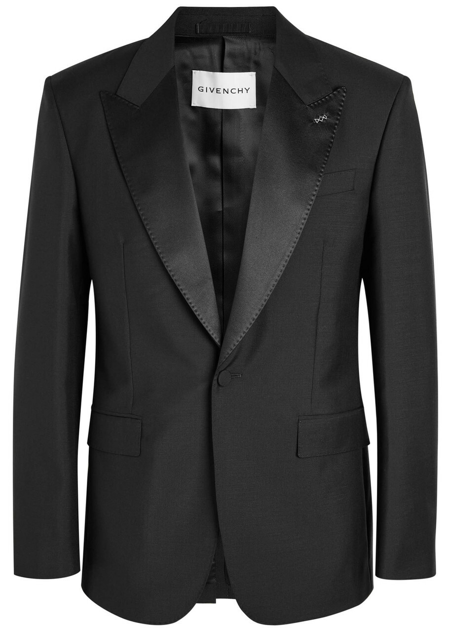 Givenchy Black Wool Padlock Blazer Givenchy