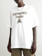 Mastermind World - Oversized Logo-Print Cotton-Jersey T-Shirt - White