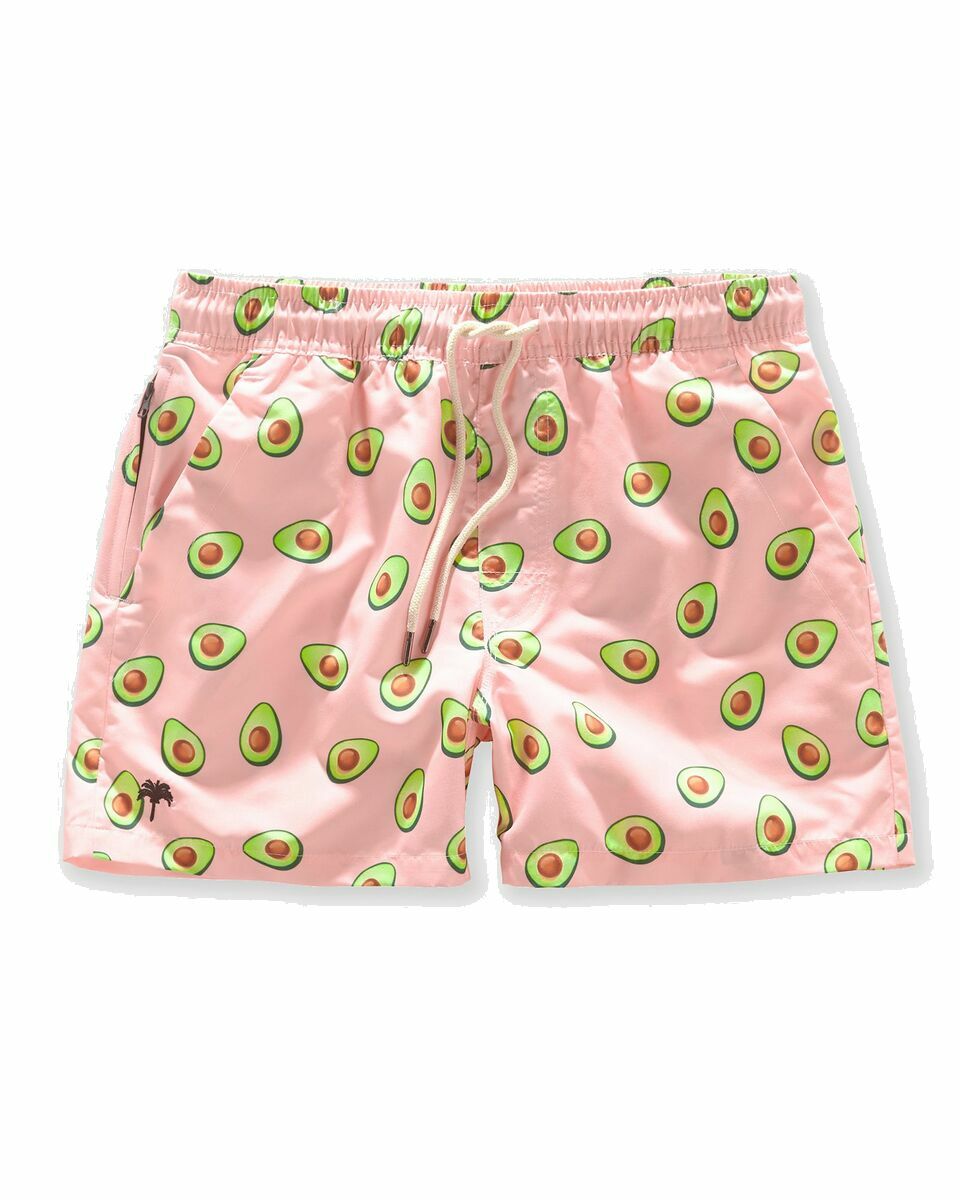 Photo: Oas Avocado Swim Shorts Pink - Mens - Swimwear