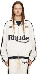 Rhude White & Black Ski Track Jacket