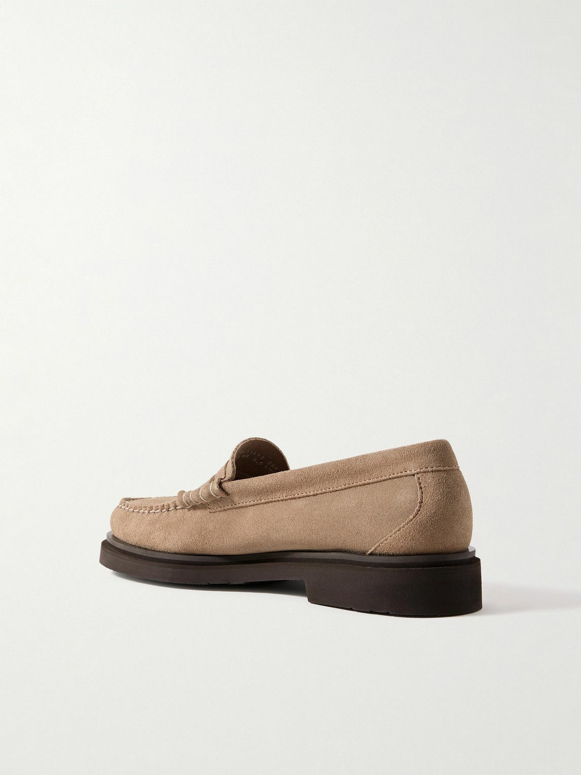 G.H. BASS - Weejuns Step Larson Suede Penny Loafers - Neutrals