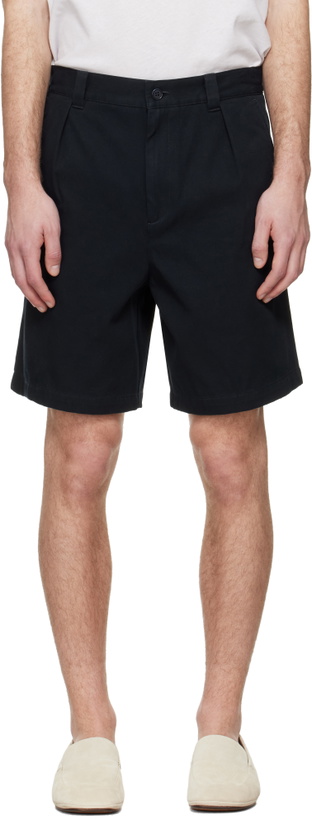 Photo: A.P.C. Navy Otis Bermuda Shorts