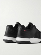 ON - The Roger Clubhouse Pro Leather and Mesh Tennis Sneakers - Black