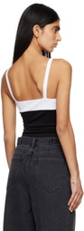 KIMHĒKIM Black & White V-Neck Tank Top