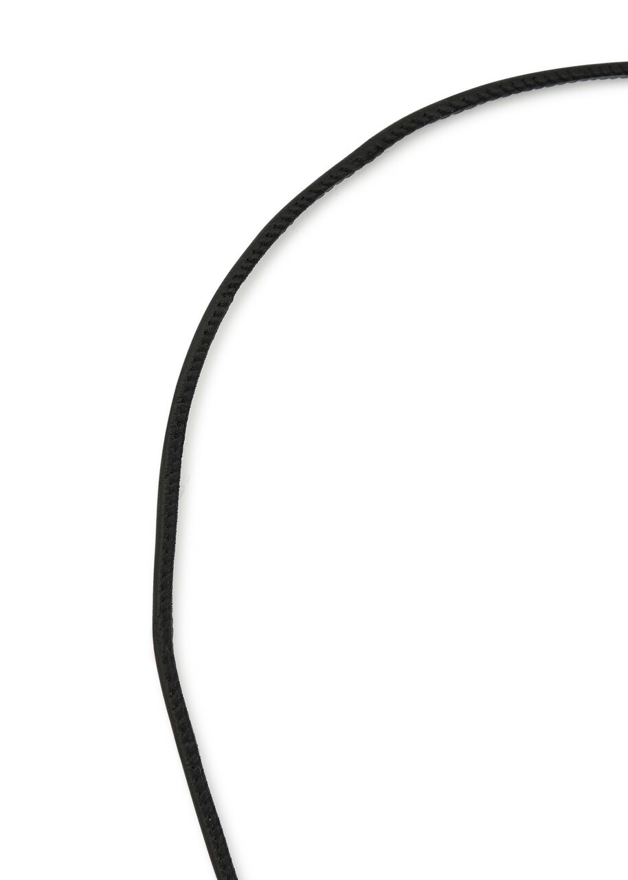 Lemaire Snake Bolo Tie Nappa Necklace - Silver - One Size