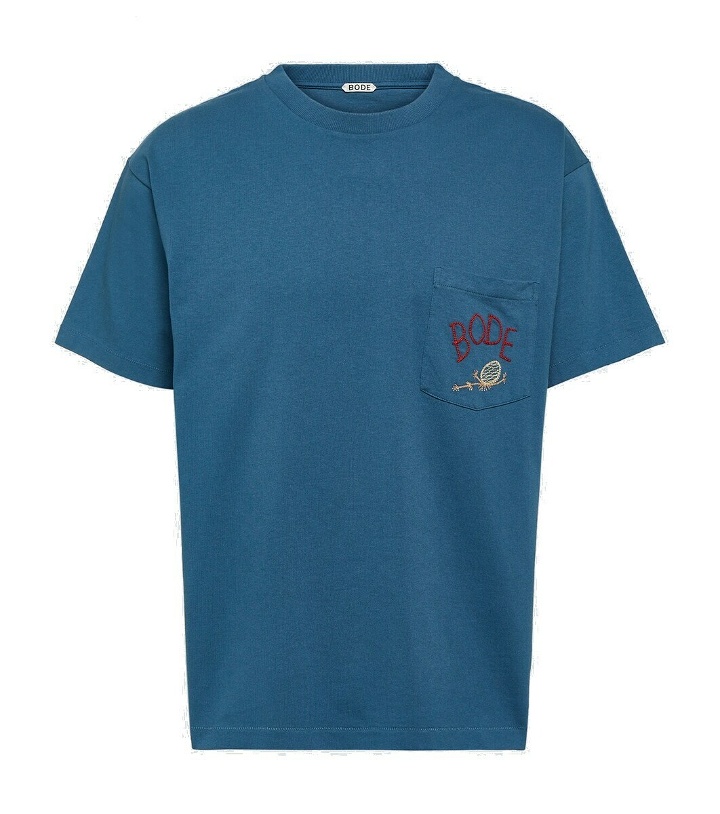 Photo: Bode Logo cotton jersey T-shirt