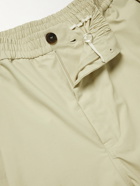 Studio Nicholson - Tapered Pleated Cotton-Blend Trousers - Neutrals