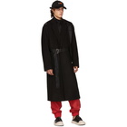 D by D Black Belted Outpocket Coat