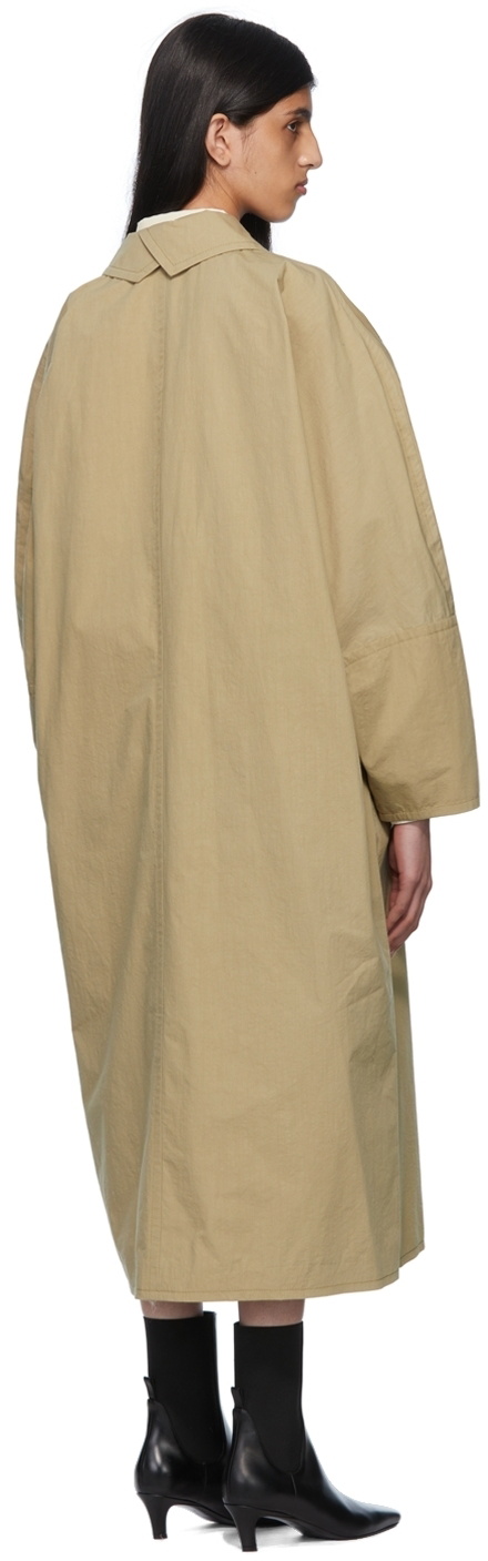 TOTEME Beige Open Front Trench Coat