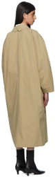 TOTEME Beige Open Front Trench Coat