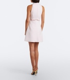 Safiyaa Jalie bow-detail crêpe minidress