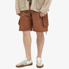 Our Legacy Men's Mount Cargo Shorts in Brown