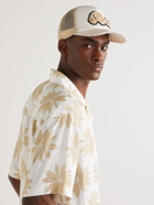 Palm Angels - Appliquéd Cotton-Blend Twill and Mesh Trucker Cap