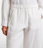 Velvet Stephanie linen wide-leg pants
