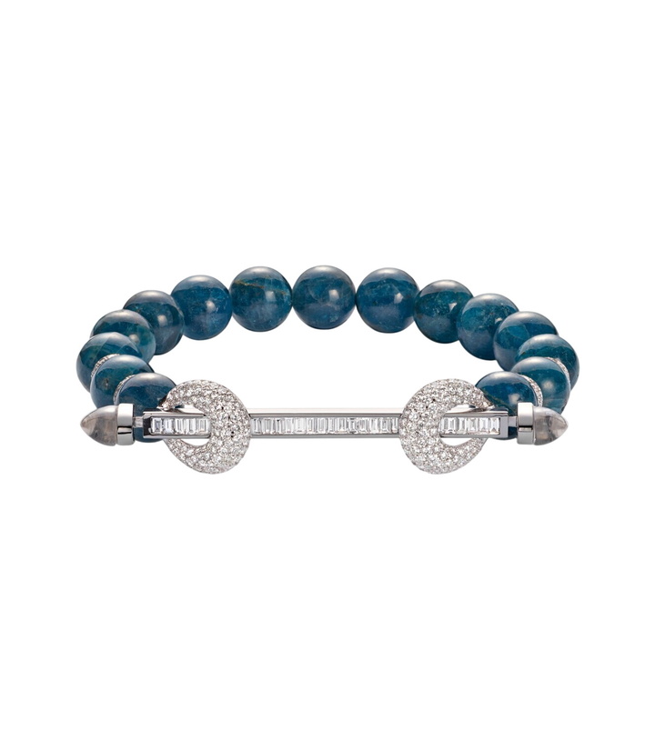 Photo: Ananya Chakra 18kt white gold bracelet with gemstones