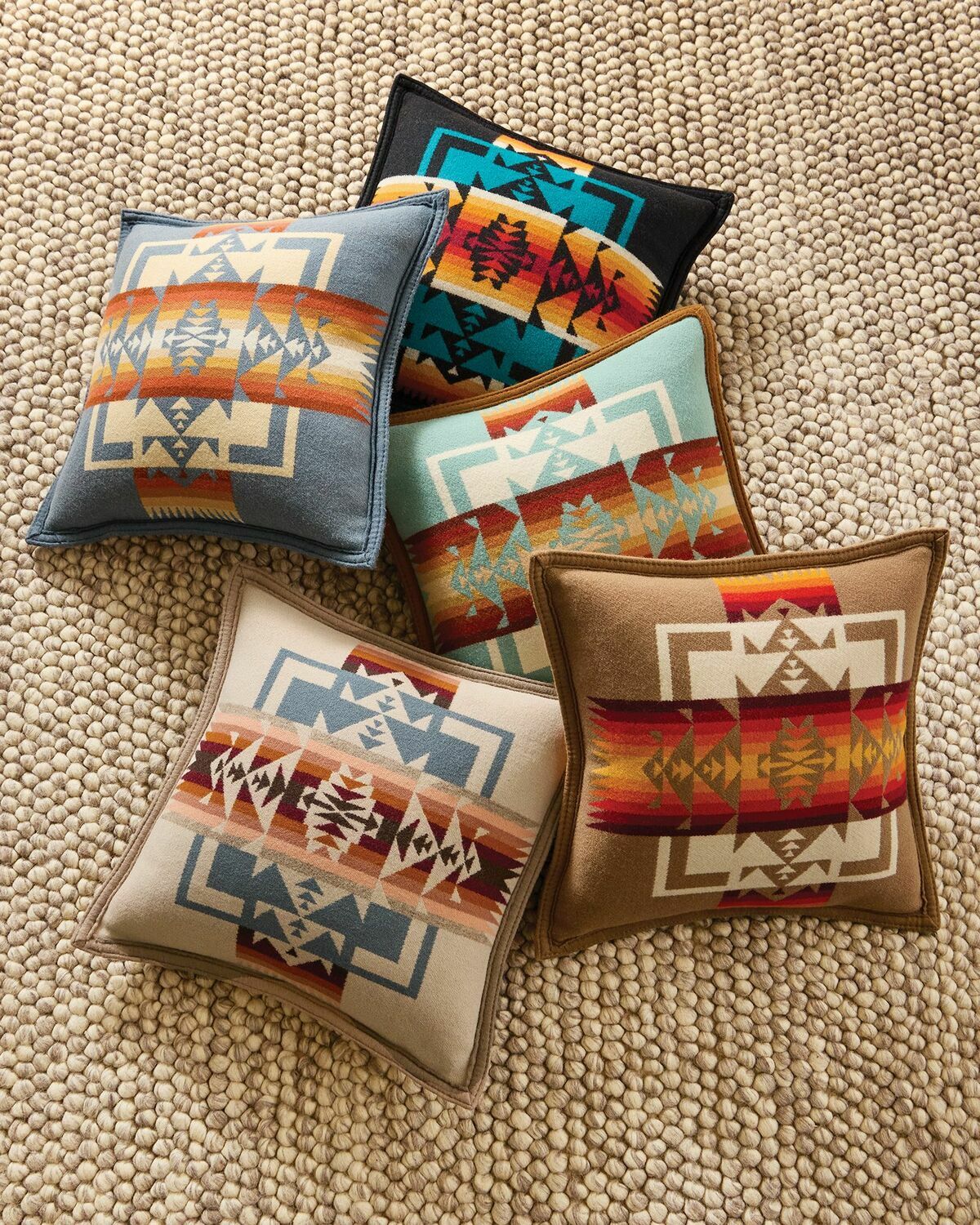 Pendleton Chief Joseph Pillow 16 X16 Multi Home Deco Pendleton