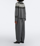 Arch4 Hayden knitted cashmere barrel-leg pants