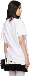 Charles Jeffrey LOVERBOY White Topsy Turvy T-shirt