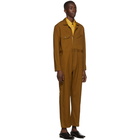 Bode Brown Canvas Coveralls