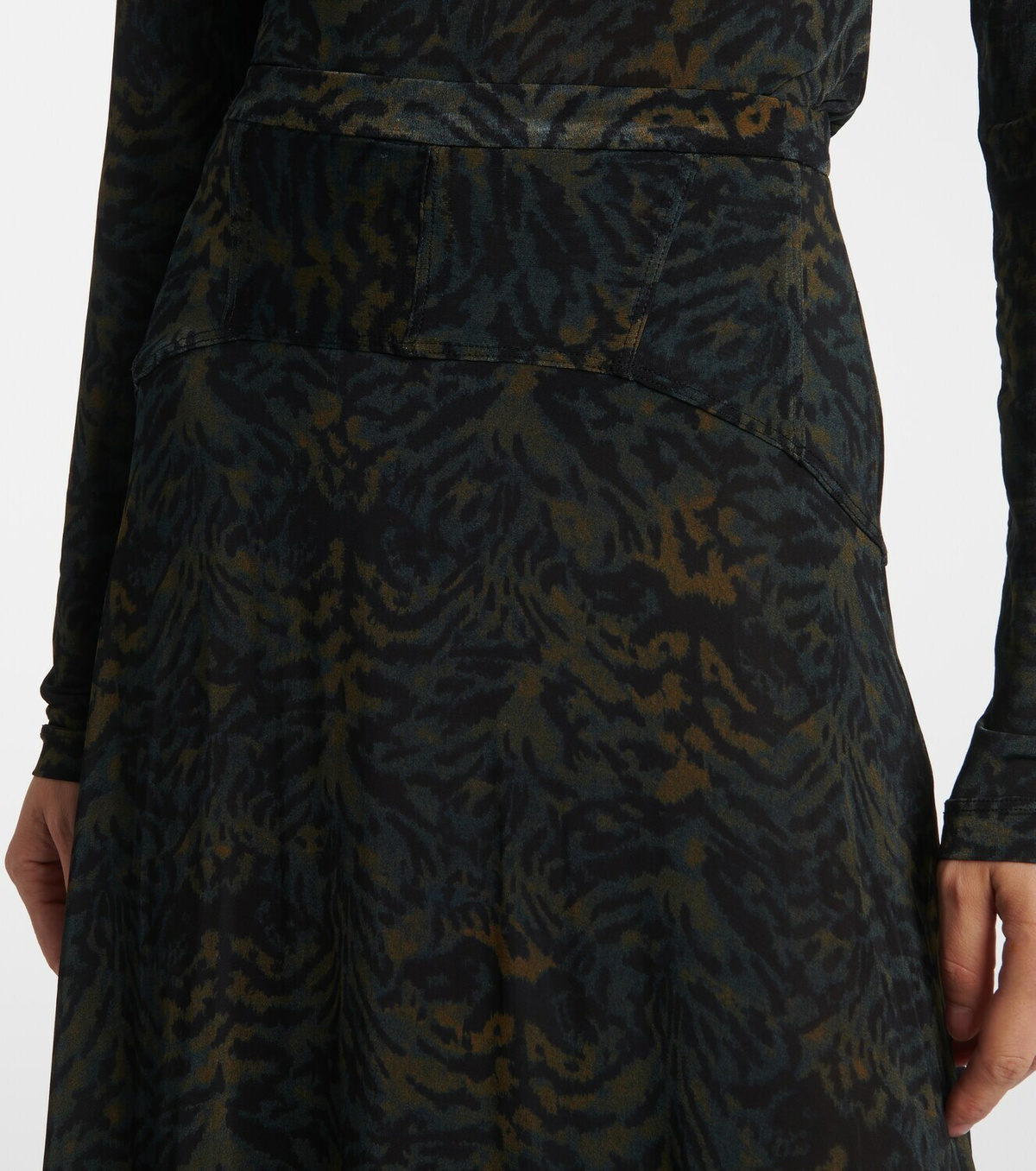 Ulla Johnson Paola printed jersey maxi skirt
