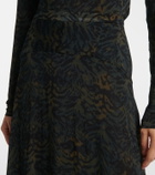 Ulla Johnson Paola printed jersey maxi skirt