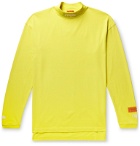 Heron Preston - Logo-Embroidered Cotton-Jersey T-Shirt - Yellow