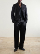 TOM FORD - Silk and Cotton-Blend Shirt - Black