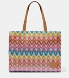 Missoni Zigzag Large canvas tote bag