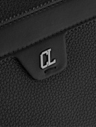Christian Louboutin - Ruisbuddy Rubber-Trimmed Full-Grain Leather Messenger Bag