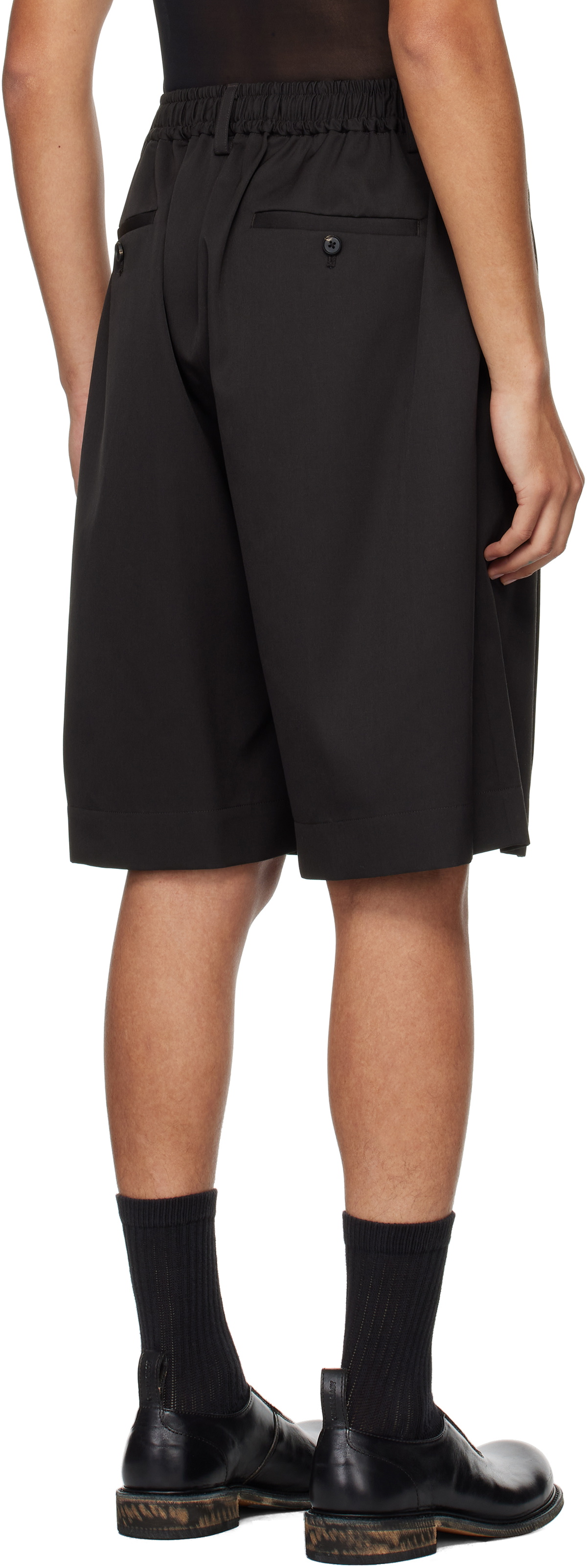stein Black Wide Easy Shorts Steinhausen