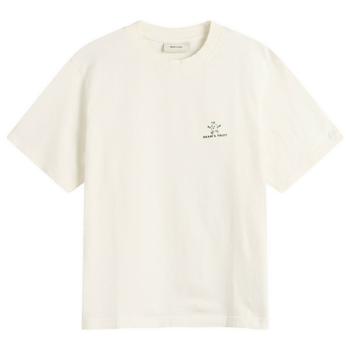 Bram's Fruit Men's Lemon Outline T-Shirt in White
