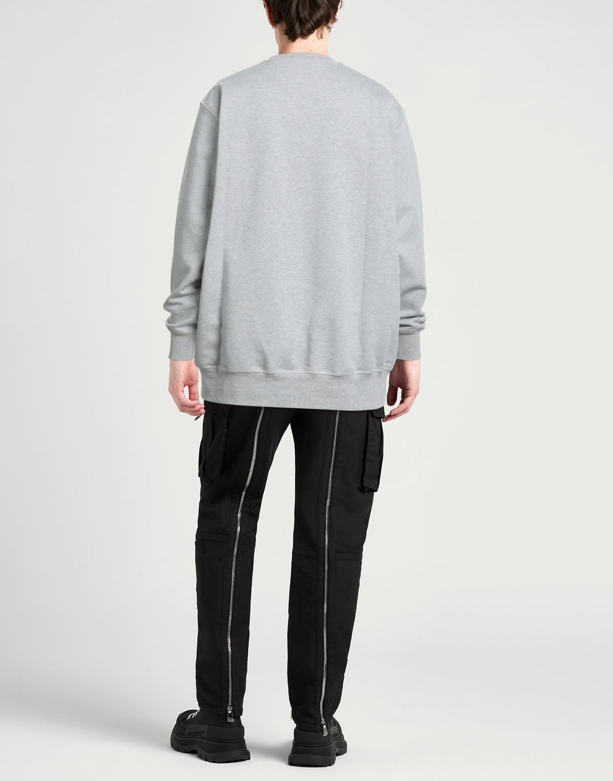 Mcqueen Mens Sweatshirt in Grey