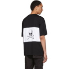 mastermind WORLD Black and White Boxy Colorblocked T-Shirt