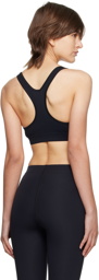 Jil Sander Black Printed Sport Bra