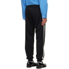 MM6 Maison Margiela Black Drawstring Sweatpants