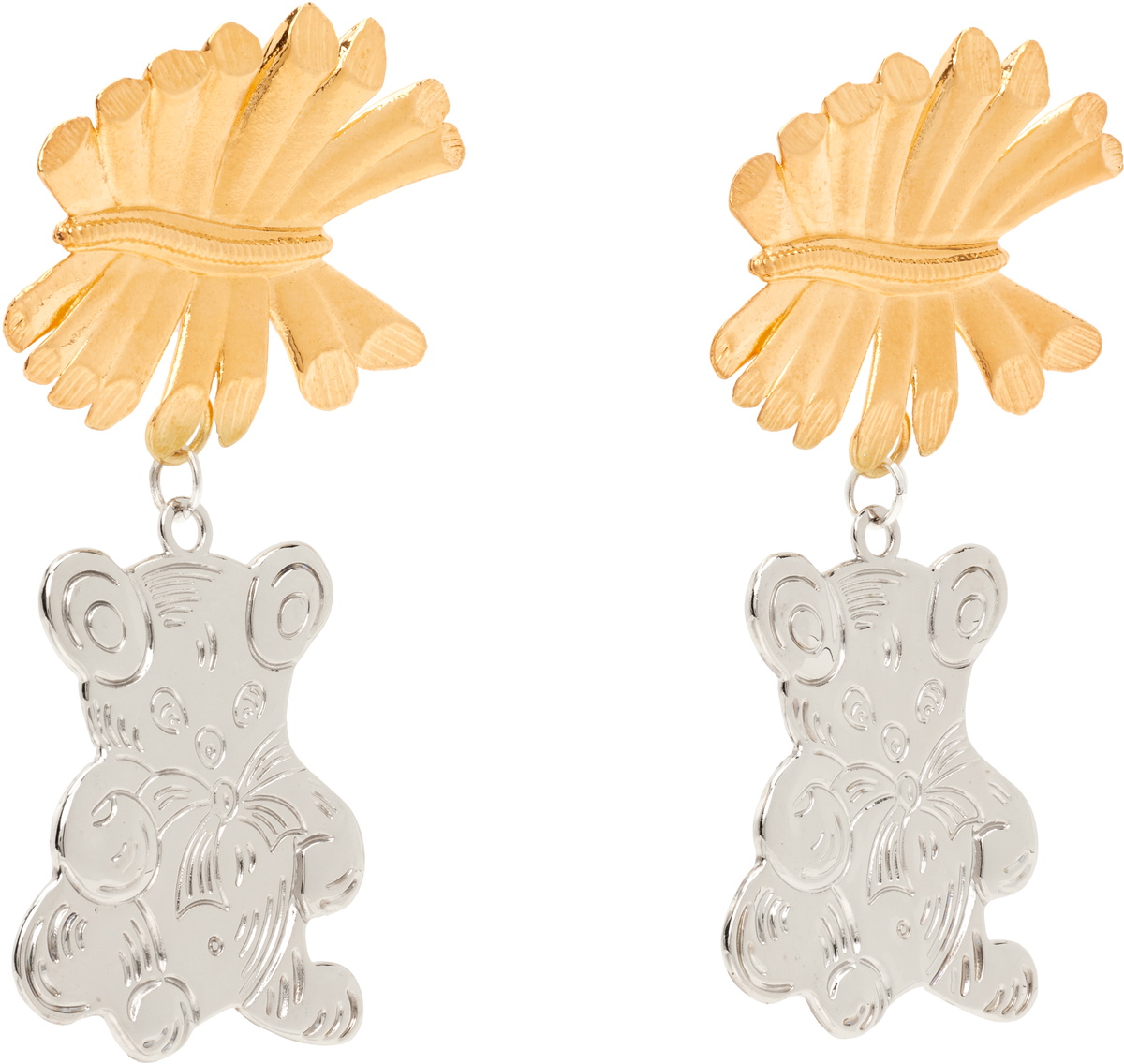 Chopova Lowena Barbed Bunny Drop Earrings