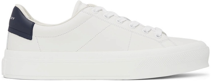 Photo: Givenchy White & Navy City Sneakers