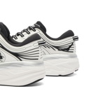 HOKA ONE ONE Women's Bondi 7 Sneaker in White/Black