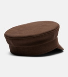 Ruslan Baginskiy RB linen canvas newsboy hat