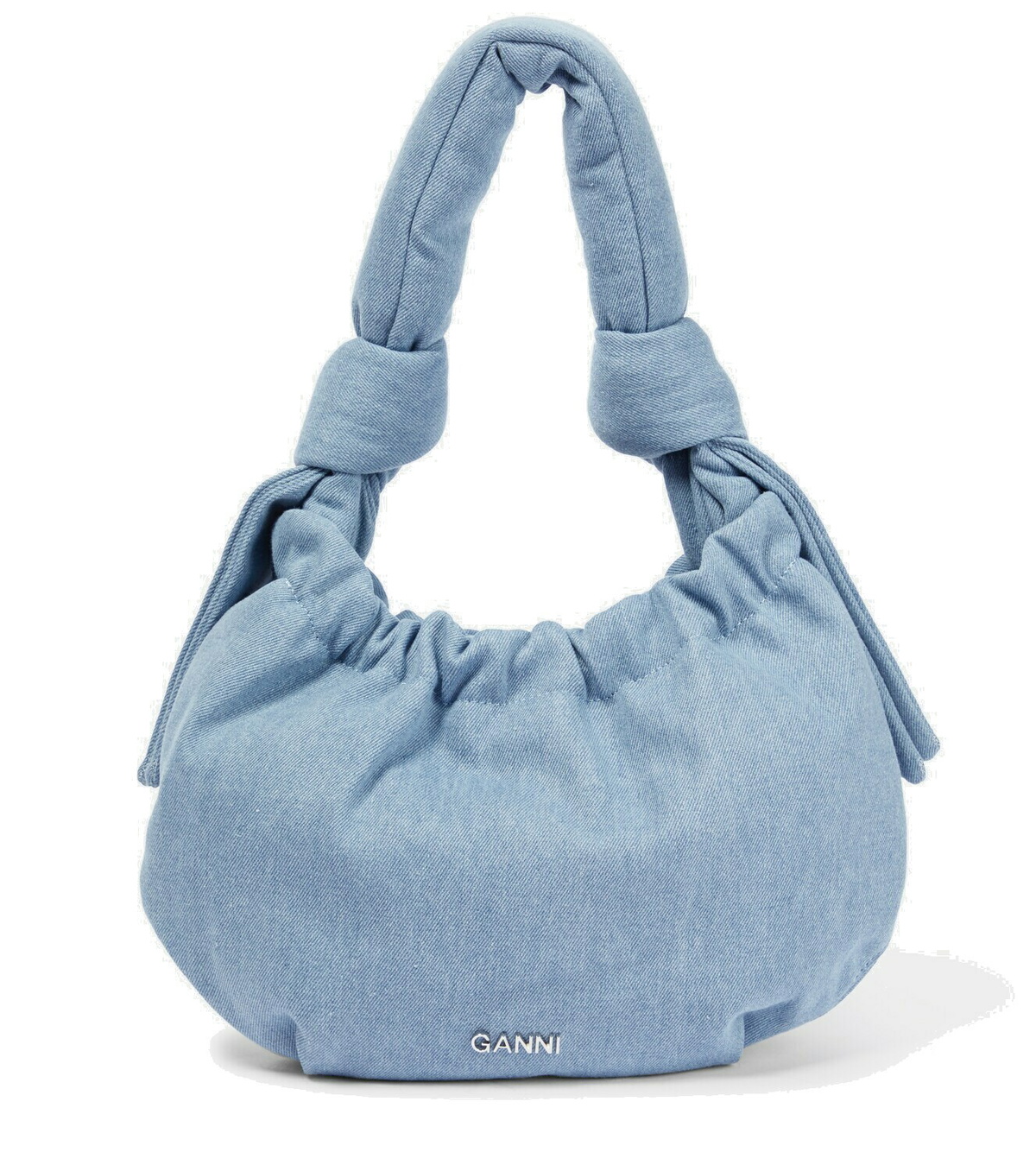 Ganni - Occasion Small denim shoulder bag GANNI
