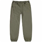 Awake NY Pigment Dyed Embroidered Sweat Pant in Moss