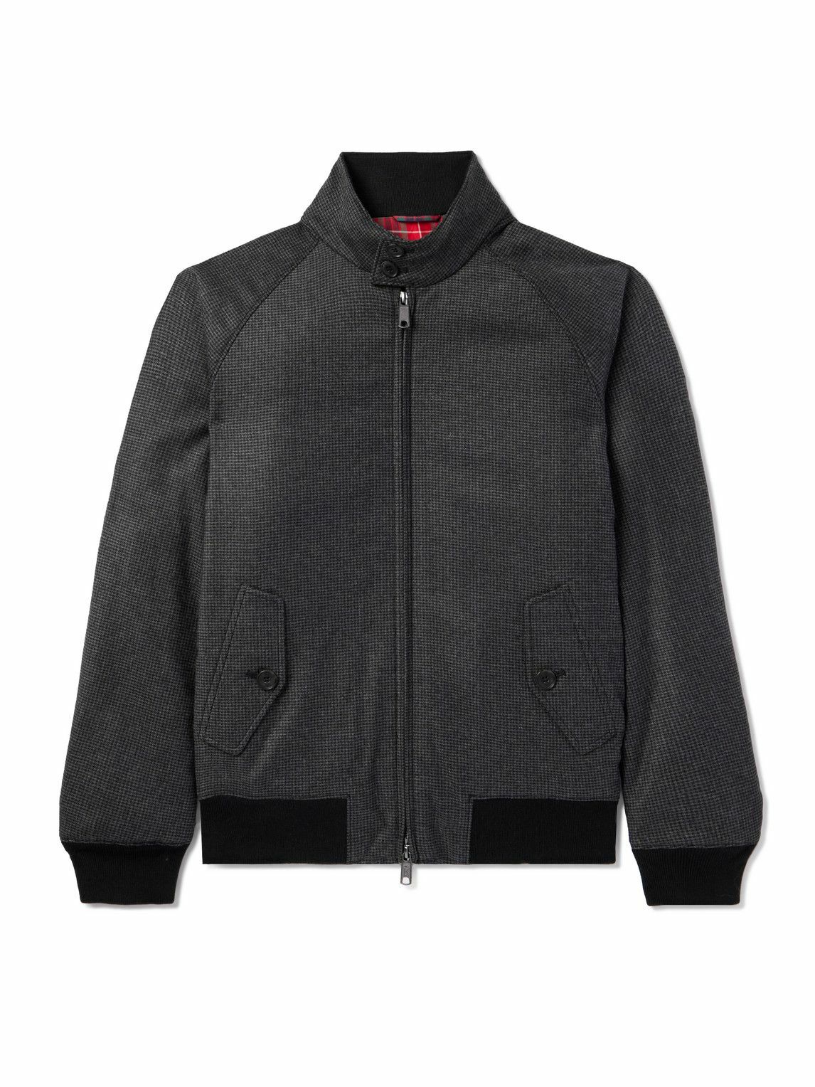Baracuta - Noah G9 Herringbone Donegal Wool-Tweed Harrington