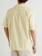 Sunspel - Camp-Collar Cotton Shirt - Yellow