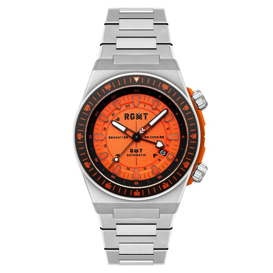 RGMT Marksman Automatic Orange Dial Mens Watch RG-8073-44
