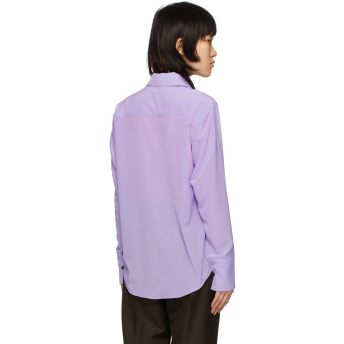 Eftychia Purple Closed Shirt