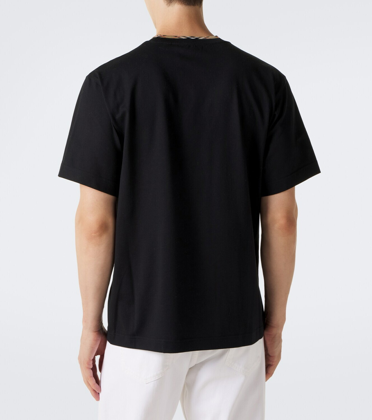 Burberry Burberry Check cotton jersey T-shirt