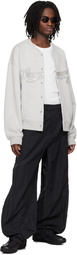 WOOYOUNGMI Gray Cardigan Sweatshirt