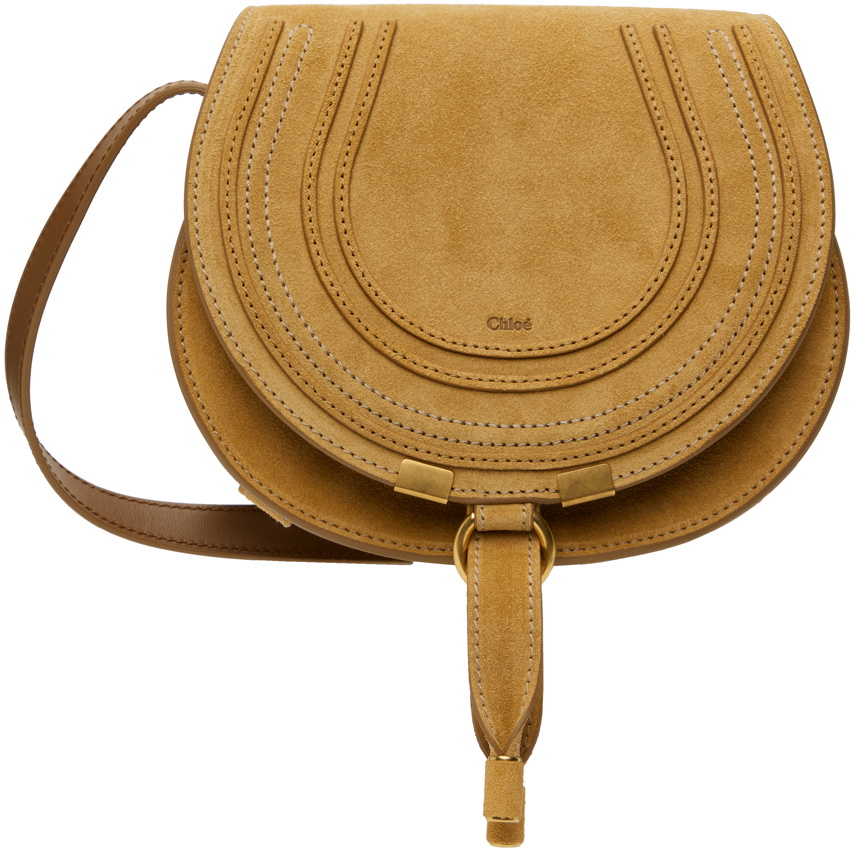 Chloé Navy Marcie Small Saddle Bag