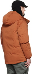 Snow Peak Orange Fire-Resistant Down Jacket