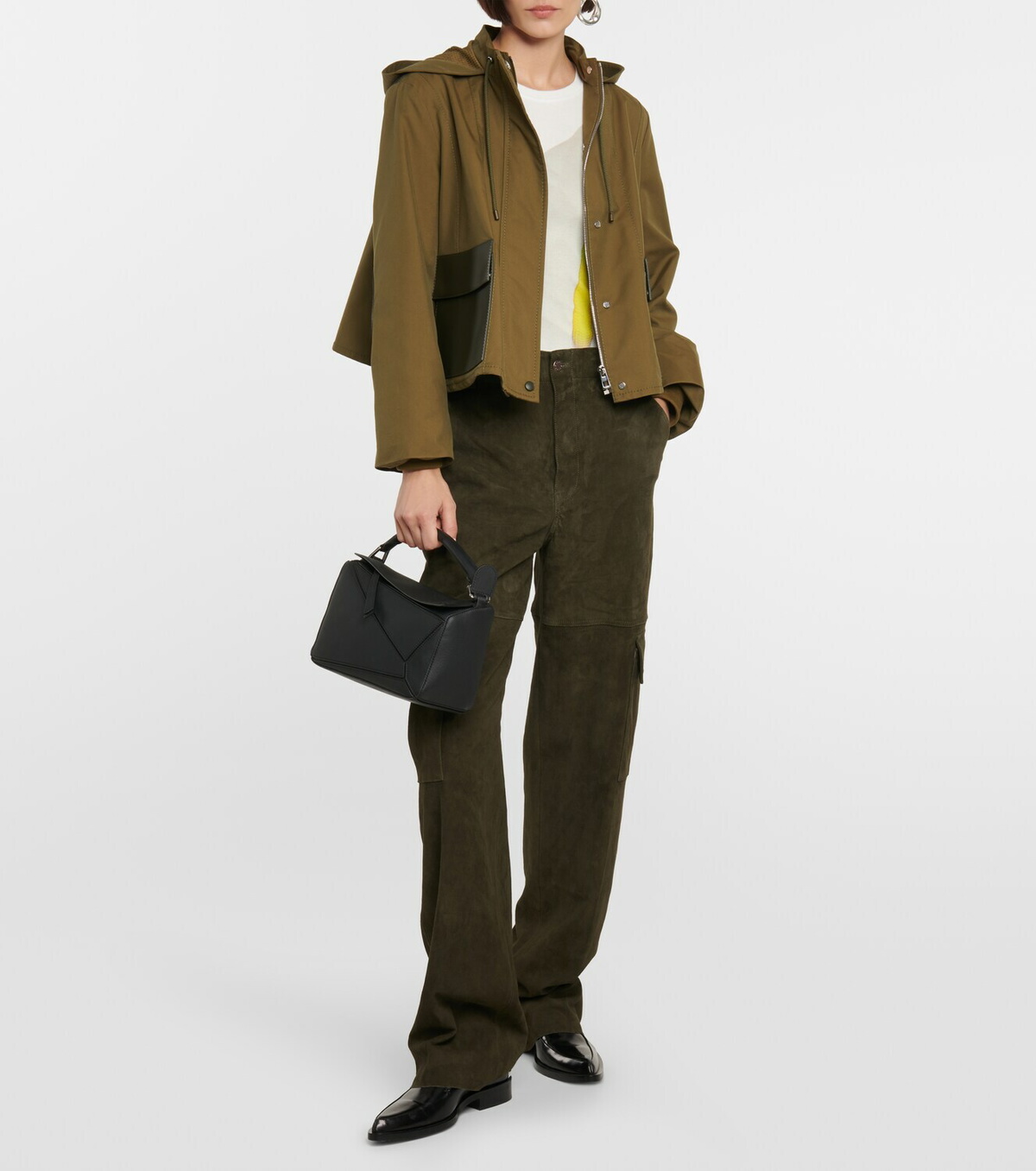 Stouls Axel suede cargo pants Stouls